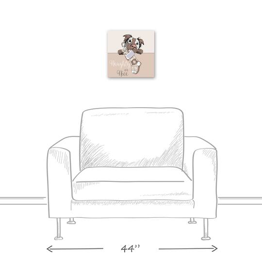 Christmas Dog Canvas Wall Art